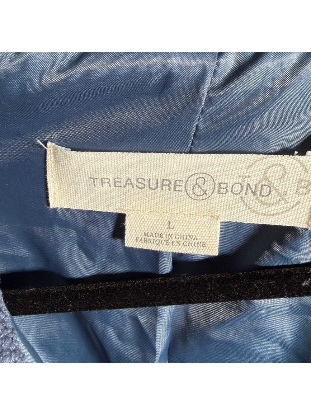 Treasure & Bond Blue Jacket Size L - Picture 5 of 7